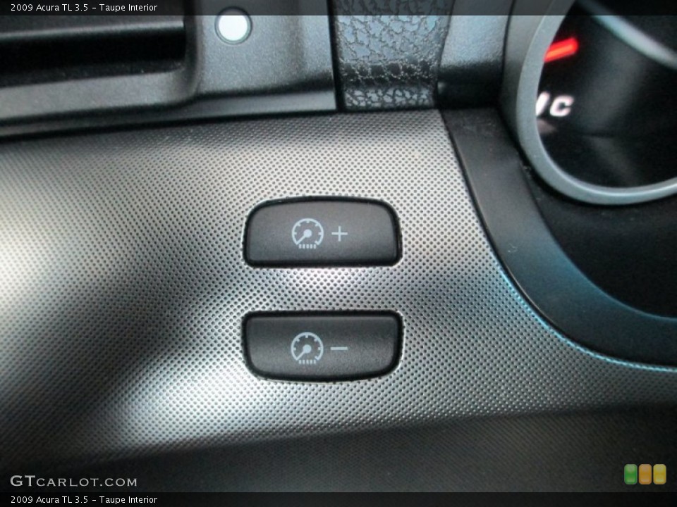 Taupe Interior Controls for the 2009 Acura TL 3.5 #77877531