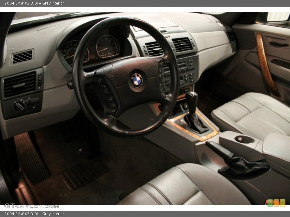 Grey 2004 BMW X3 Interiors