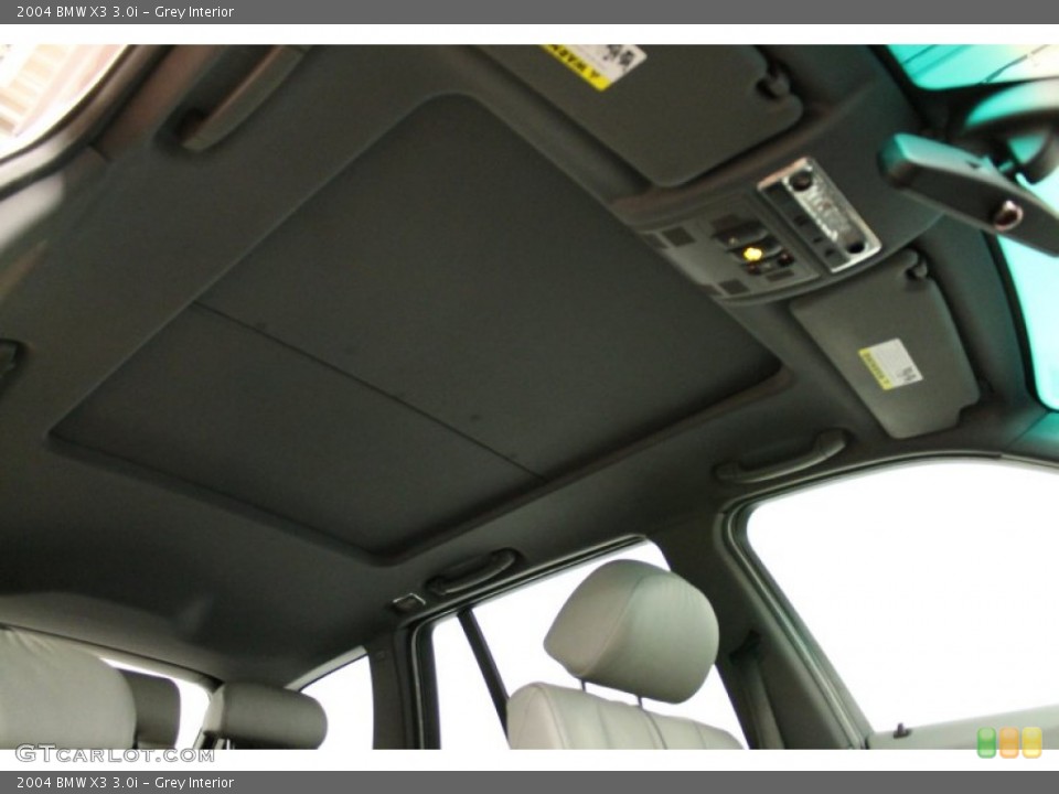 Grey Interior Sunroof for the 2004 BMW X3 3.0i #77878161