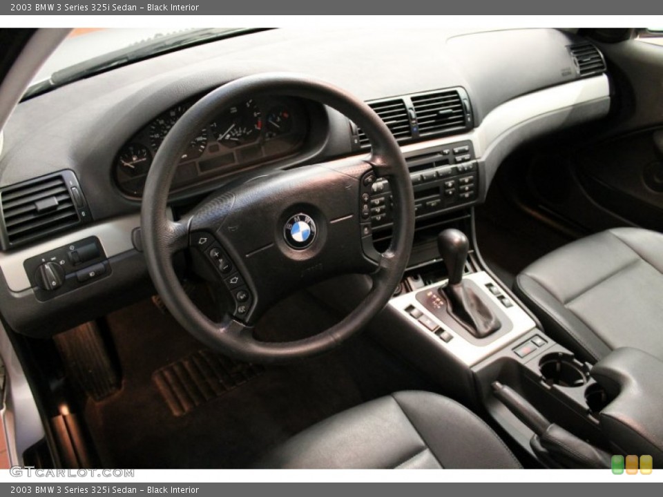 Black Interior Prime Interior for the 2003 BMW 3 Series 325i Sedan #77878377