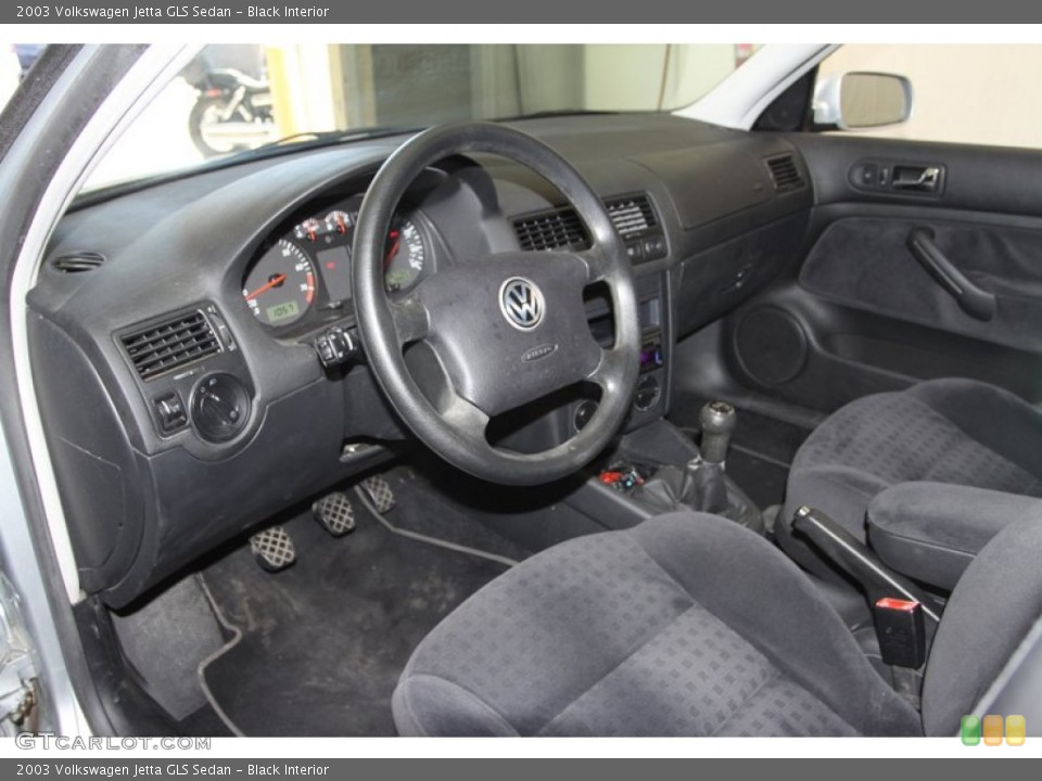 Black 2003 Volkswagen Jetta Interiors