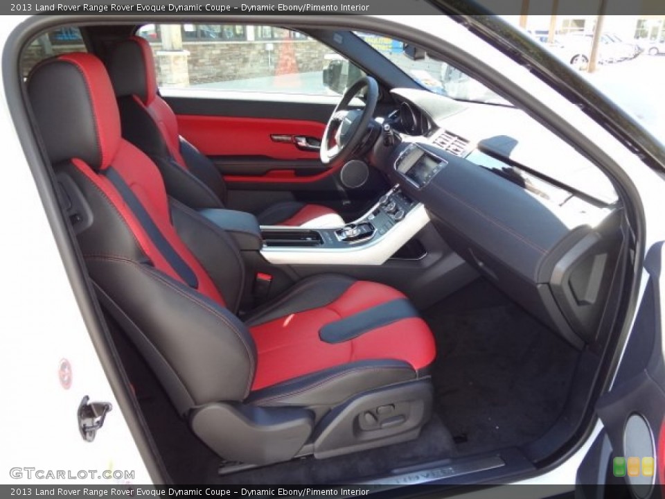Dynamic Ebony/Pimento Interior Photo for the 2013 Land Rover Range Rover Evoque Dynamic Coupe #77878929