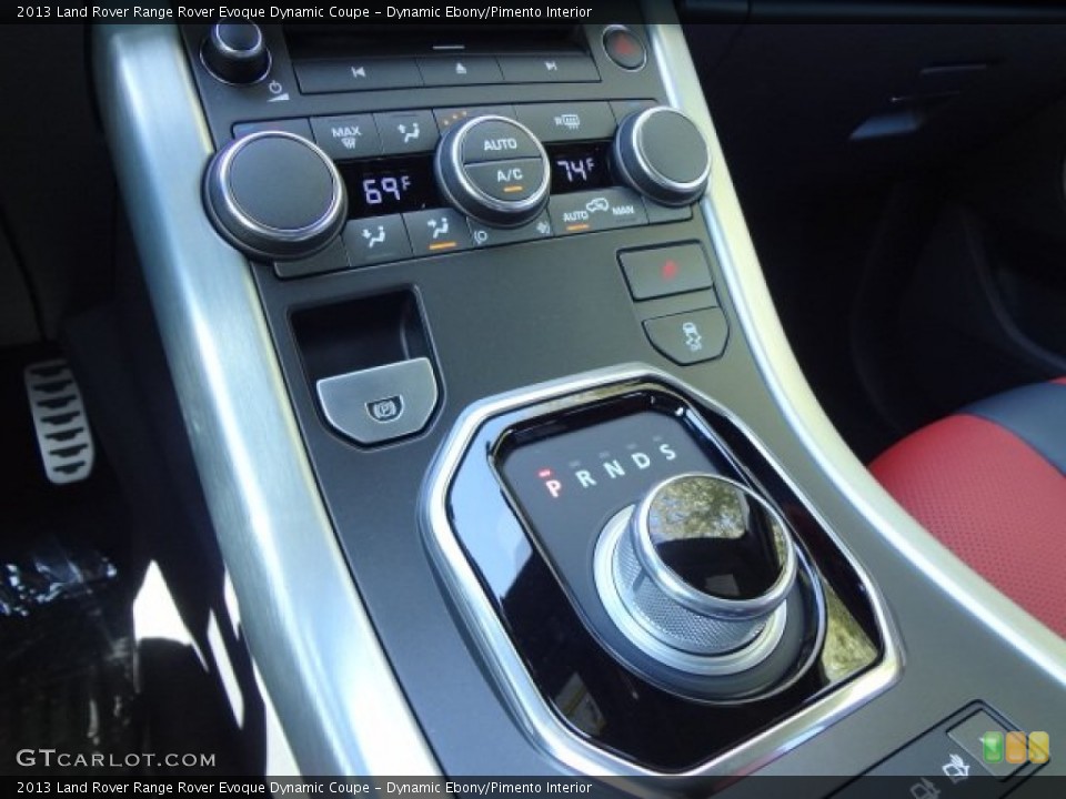 Dynamic Ebony/Pimento Interior Transmission for the 2013 Land Rover Range Rover Evoque Dynamic Coupe #77879127