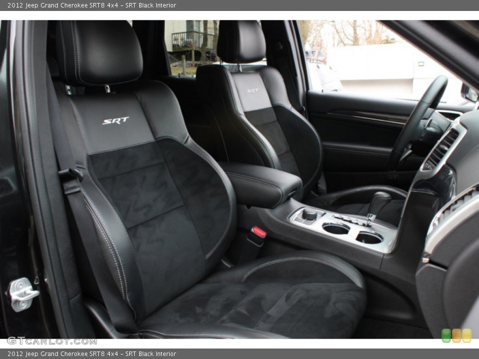 SRT Black Interior Front Seat for the 2012 Jeep Grand Cherokee SRT8 4x4 #77879238