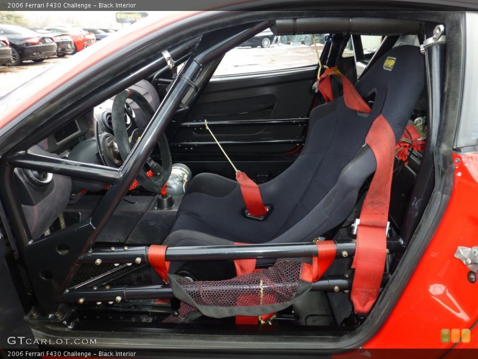 Black Interior Front Seat for the 2006 Ferrari F430 Challenge #77879262
