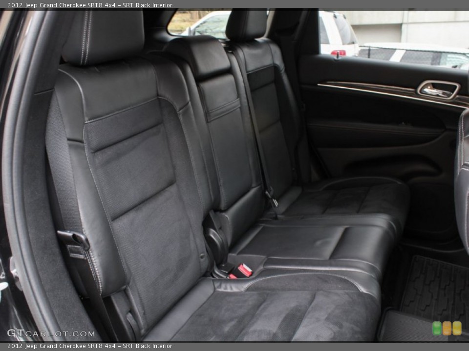 SRT Black Interior Rear Seat for the 2012 Jeep Grand Cherokee SRT8 4x4 #77879286