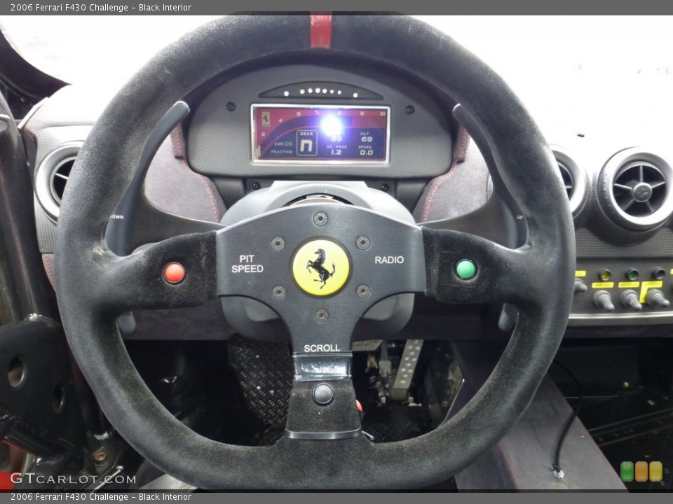 Black Interior Steering Wheel for the 2006 Ferrari F430 Challenge #77879454