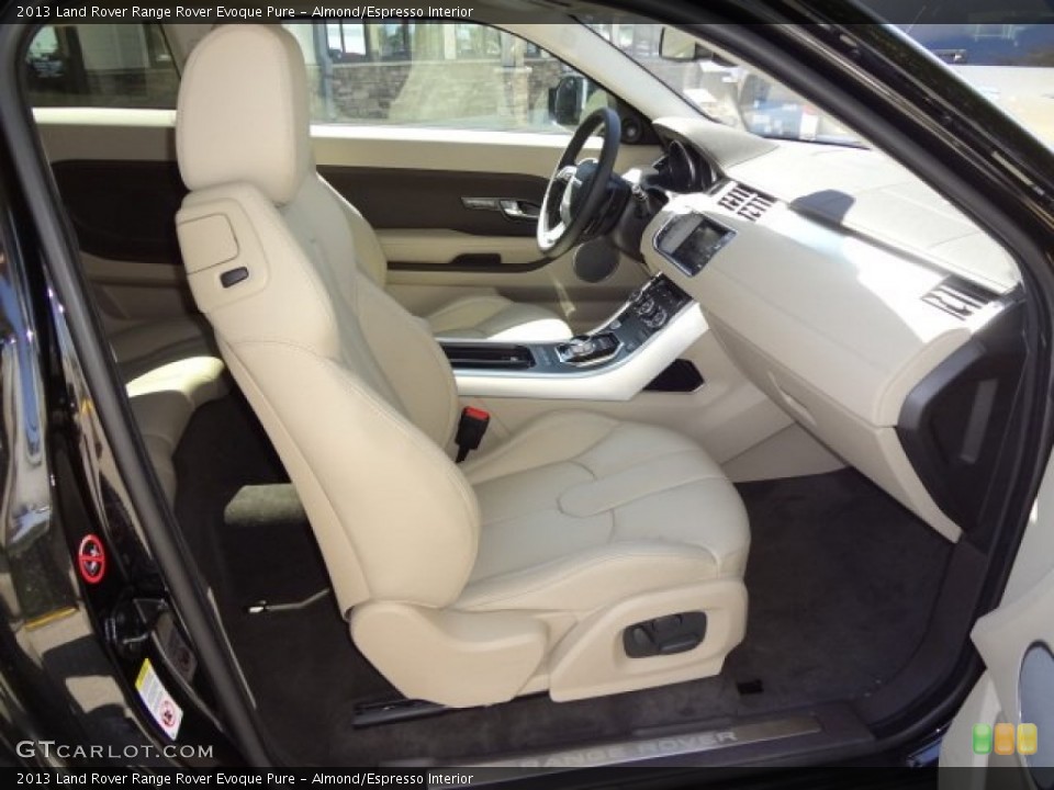 Almond/Espresso Interior Front Seat for the 2013 Land Rover Range Rover Evoque Pure #77879957