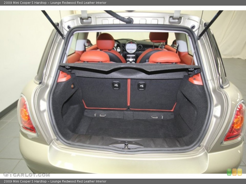 Lounge Redwood Red Leather Interior Trunk for the 2009 Mini Cooper S Hardtop #77879963