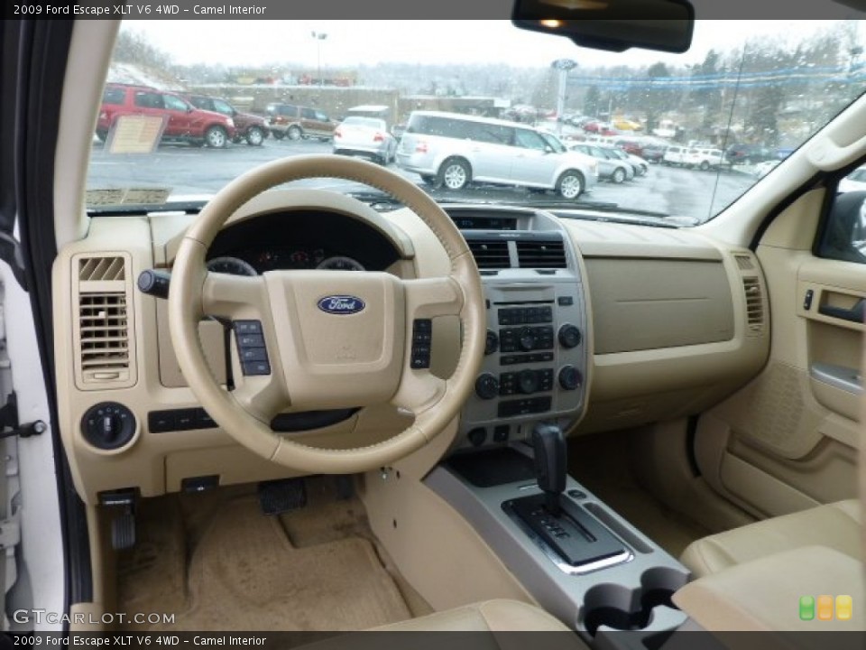 Camel Interior Prime Interior for the 2009 Ford Escape XLT V6 4WD #77880553
