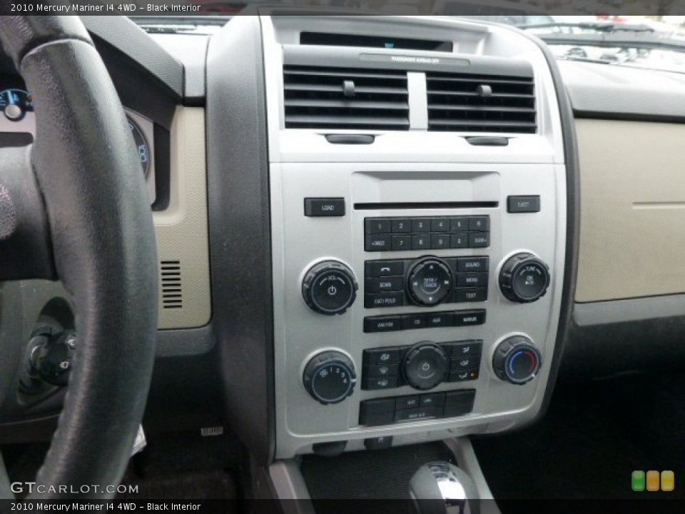 Black Interior Controls for the 2010 Mercury Mariner I4 4WD #77880917