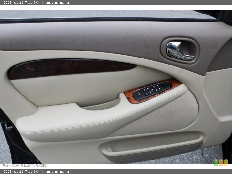 Champagne Interior Door Panel for the 2008 Jaguar S-Type 3.0 #77881268
