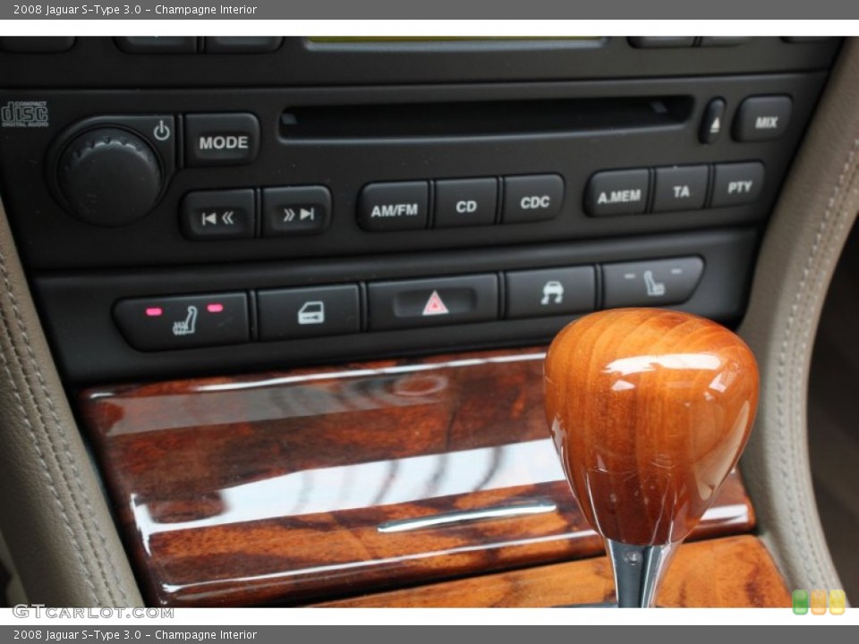 Champagne Interior Controls for the 2008 Jaguar S-Type 3.0 #77881368