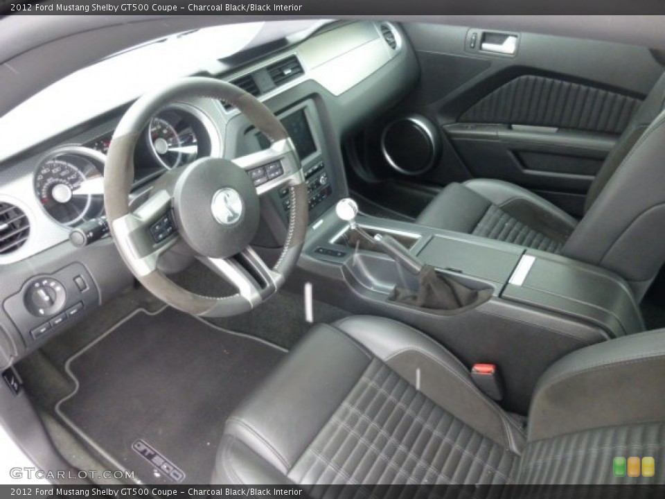 Charcoal Black/Black Interior Photo for the 2012 Ford Mustang Shelby GT500 Coupe #77881692