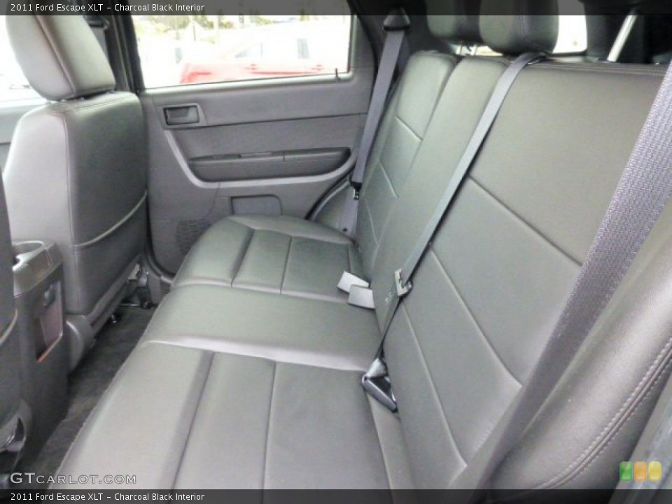 Charcoal Black Interior Rear Seat for the 2011 Ford Escape XLT #77881932