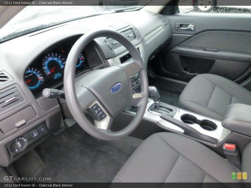 Charcoal Black Interior Prime Interior for the 2012 Ford Fusion SE #77882232