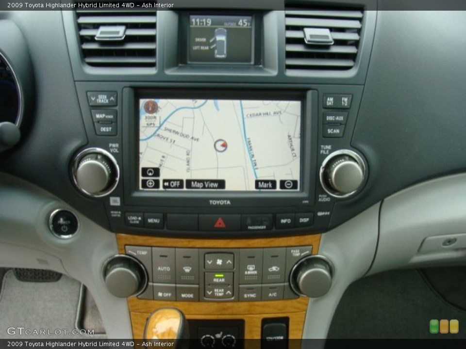 Ash Interior Controls for the 2009 Toyota Highlander Hybrid Limited 4WD #77882571