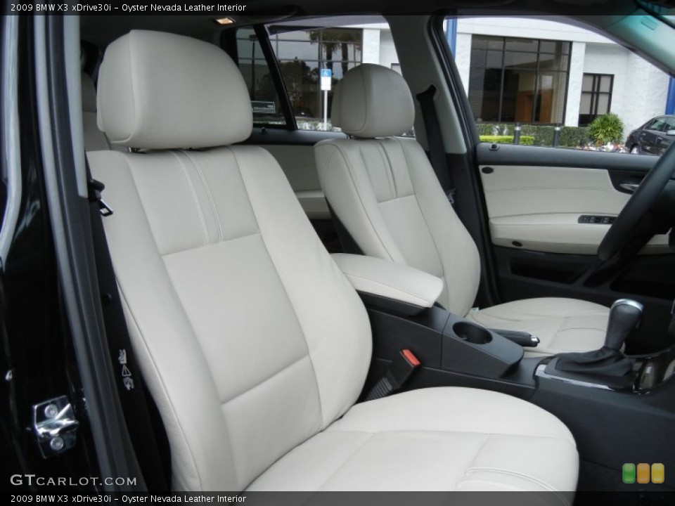Oyster Nevada Leather 2009 BMW X3 Interiors