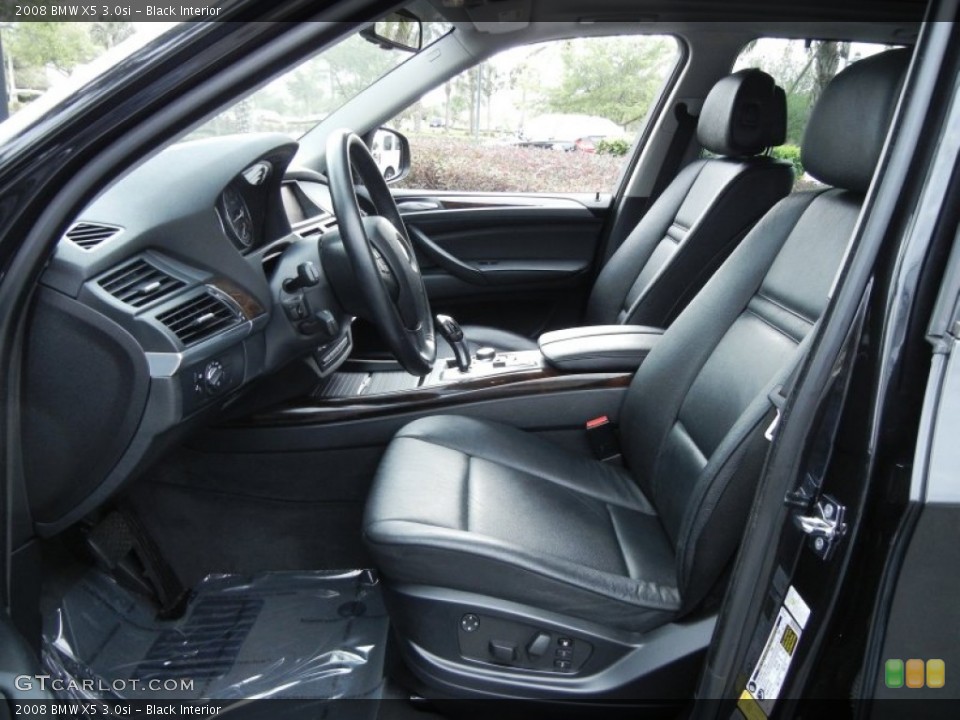 Black Interior Front Seat for the 2008 BMW X5 3.0si #77883495