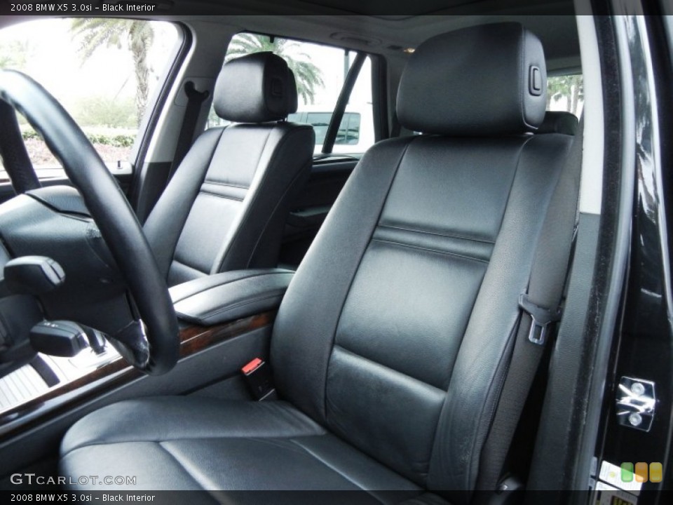 Black Interior Front Seat for the 2008 BMW X5 3.0si #77883507