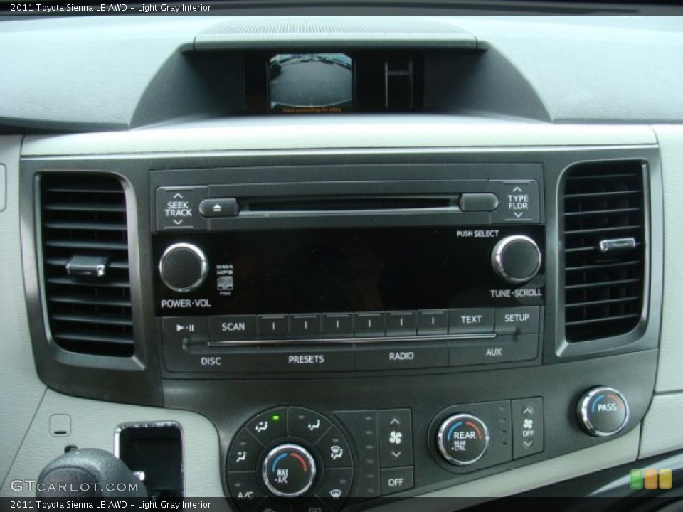 Light Gray Interior Audio System for the 2011 Toyota Sienna LE AWD #77883766