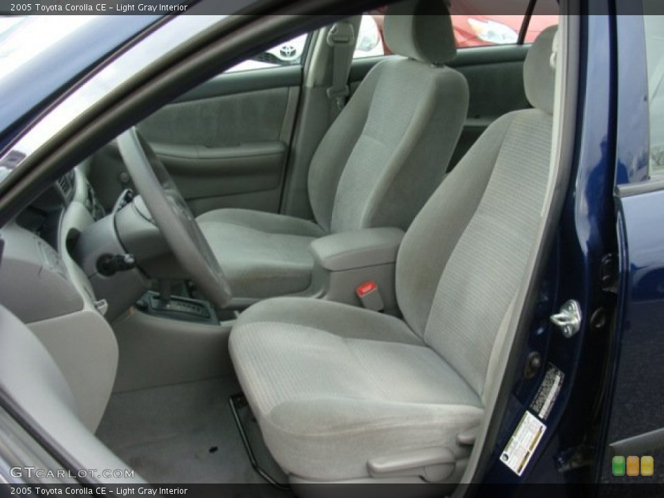 Light Gray 2005 Toyota Corolla Interiors