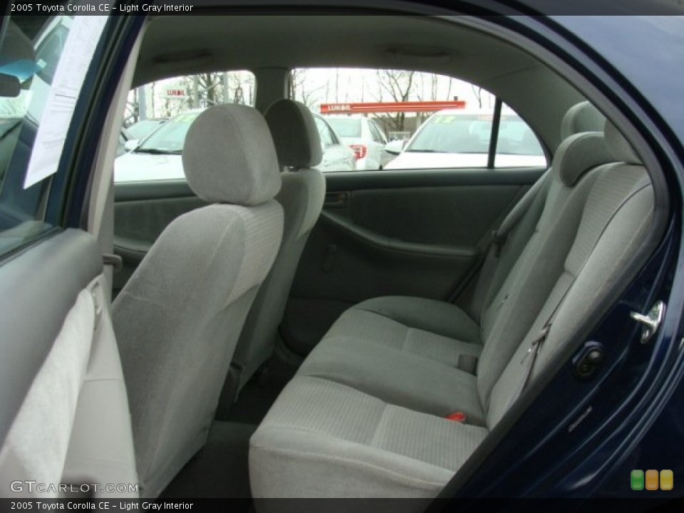 Light Gray Interior Rear Seat for the 2005 Toyota Corolla CE #77883972