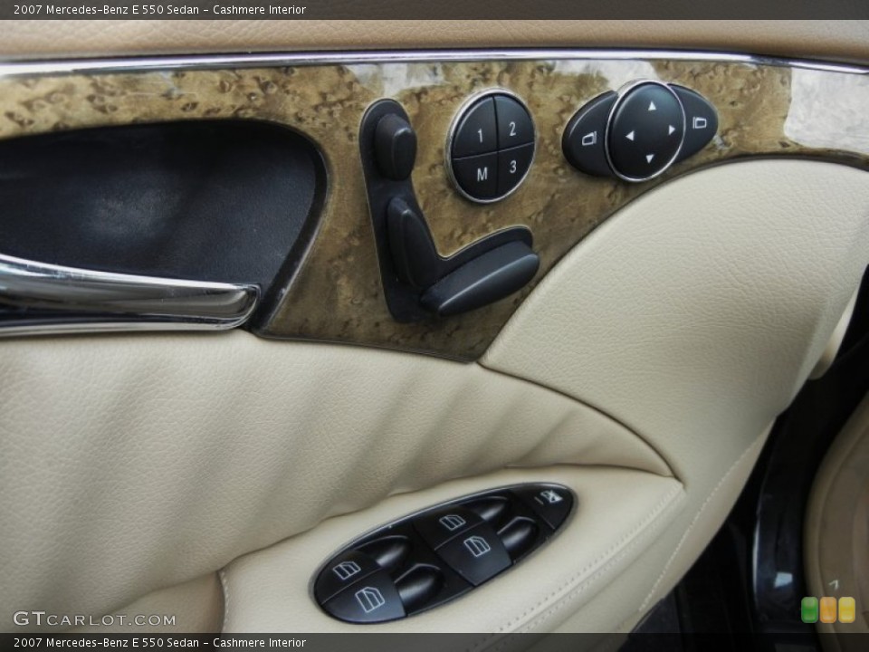 Cashmere Interior Controls for the 2007 Mercedes-Benz E 550 Sedan #77884472