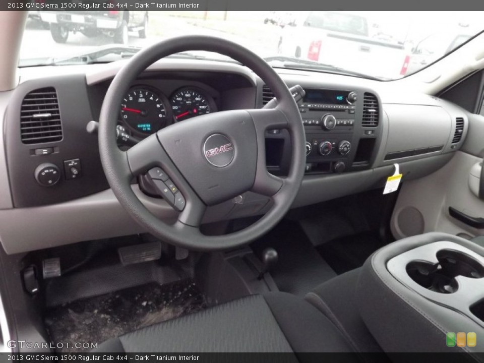 Dark Titanium Interior Dashboard for the 2013 GMC Sierra 1500 Regular Cab 4x4 #77884754