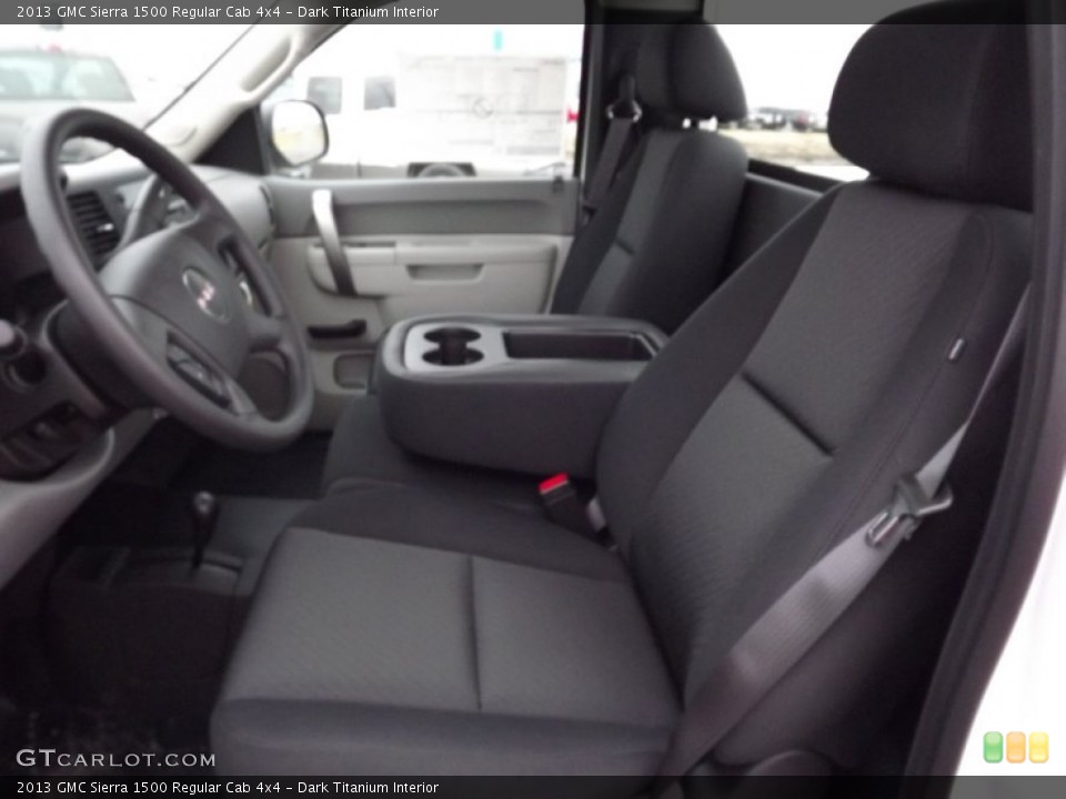 Dark Titanium Interior Front Seat for the 2013 GMC Sierra 1500 Regular Cab 4x4 #77884788