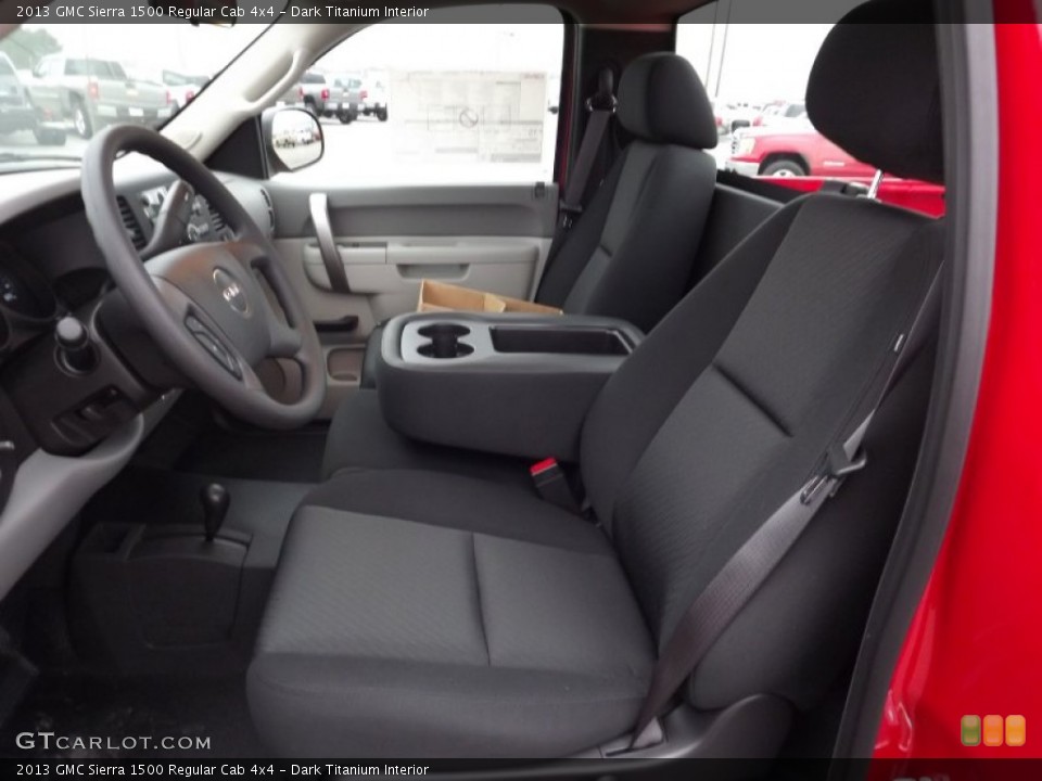 Dark Titanium Interior Front Seat for the 2013 GMC Sierra 1500 Regular Cab 4x4 #77885375
