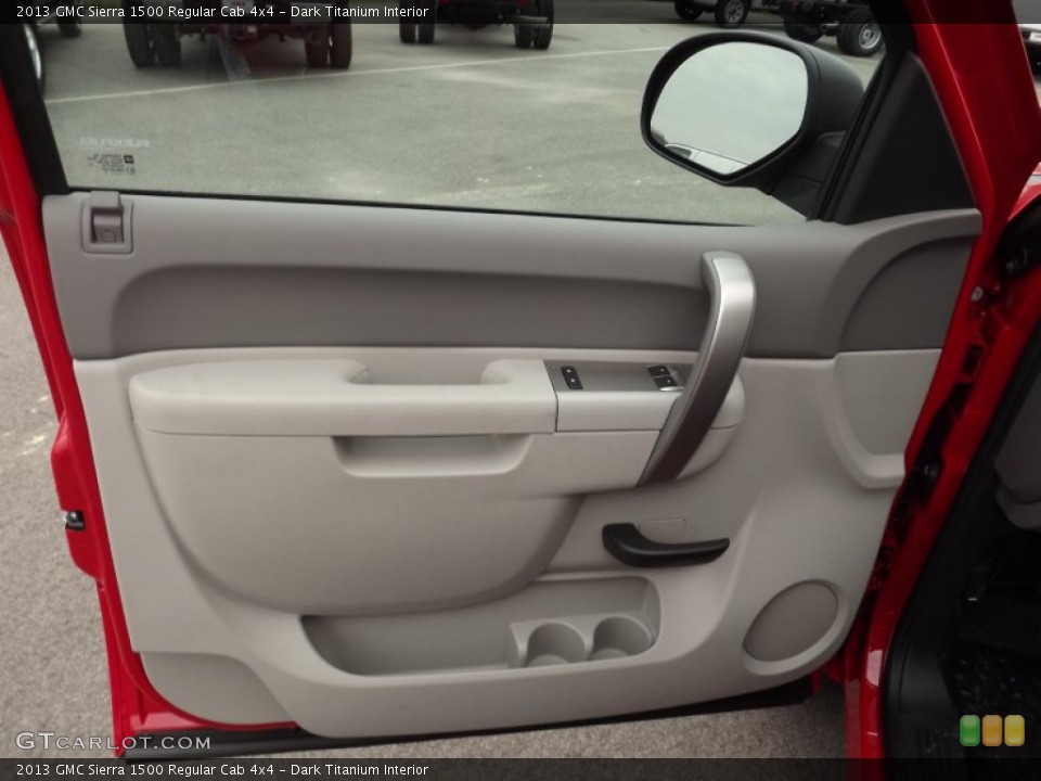 Dark Titanium Interior Door Panel for the 2013 GMC Sierra 1500 Regular Cab 4x4 #77885406
