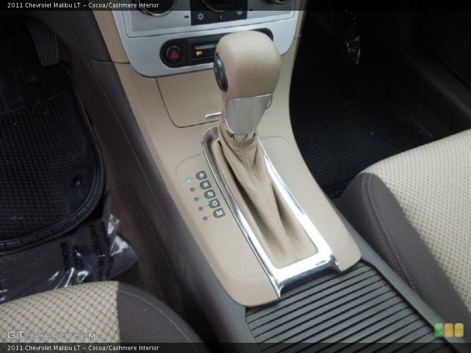Cocoa/Cashmere Interior Transmission for the 2011 Chevrolet Malibu LT #77887239