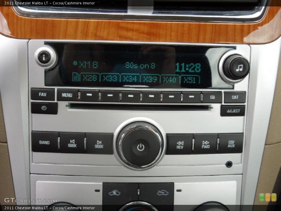 Cocoa/Cashmere Interior Audio System for the 2011 Chevrolet Malibu LT #77887267