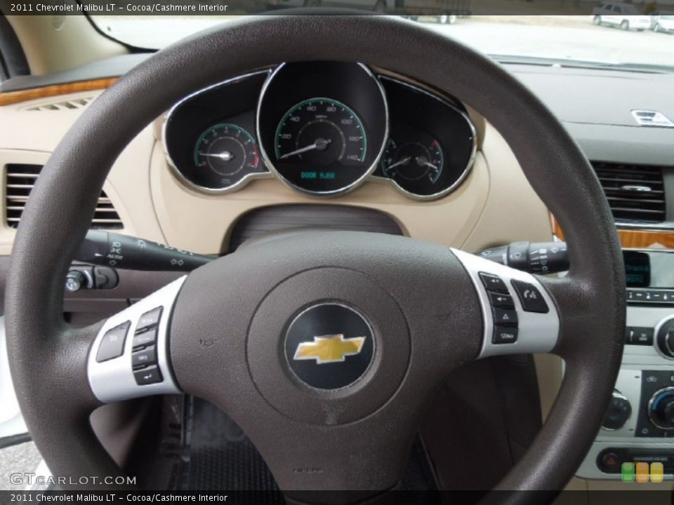 Cocoa/Cashmere Interior Steering Wheel for the 2011 Chevrolet Malibu LT #77887287