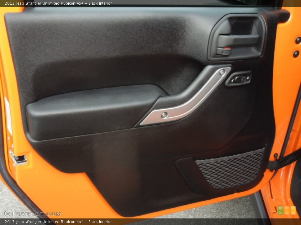 Black Interior Door Panel for the 2013 Jeep Wrangler Unlimited Rubicon 4x4 #77887599