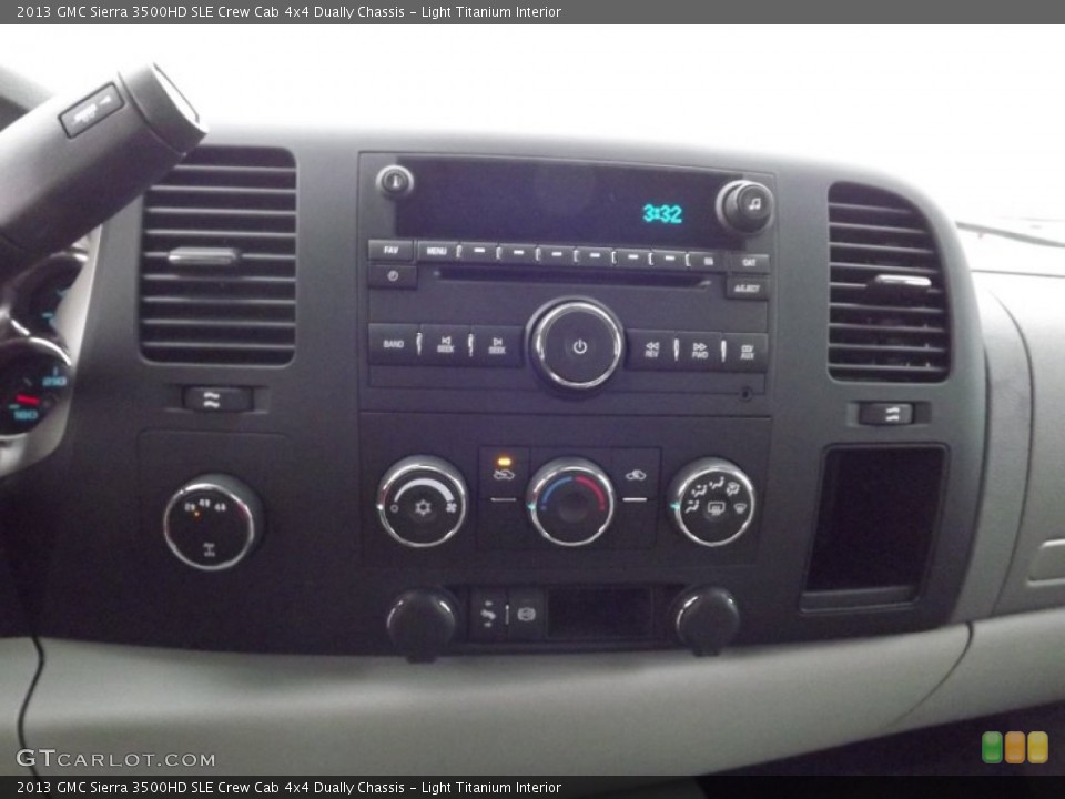 Light Titanium Interior Controls for the 2013 GMC Sierra 3500HD SLE Crew Cab 4x4 Dually Chassis #77887788