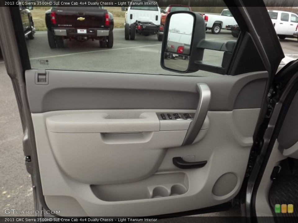 Light Titanium Interior Door Panel for the 2013 GMC Sierra 3500HD SLE Crew Cab 4x4 Dually Chassis #77887818