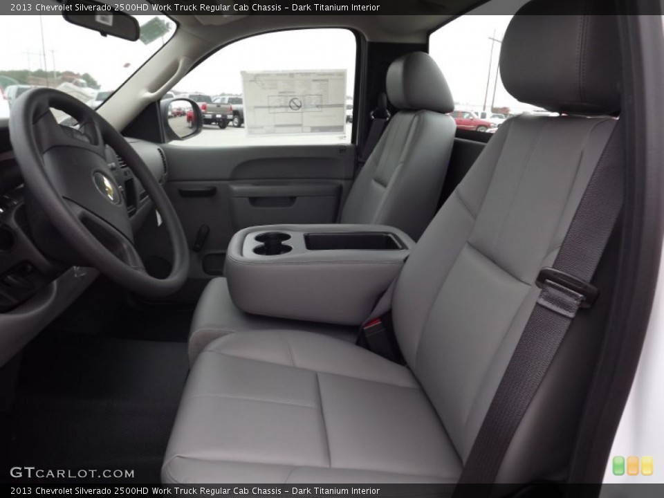 Dark Titanium Interior Photo for the 2013 Chevrolet Silverado 2500HD Work Truck Regular Cab Chassis #77888050