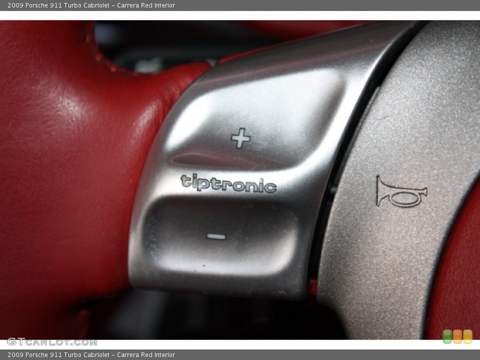 Carrera Red Interior Transmission for the 2009 Porsche 911 Turbo Cabriolet #77888165