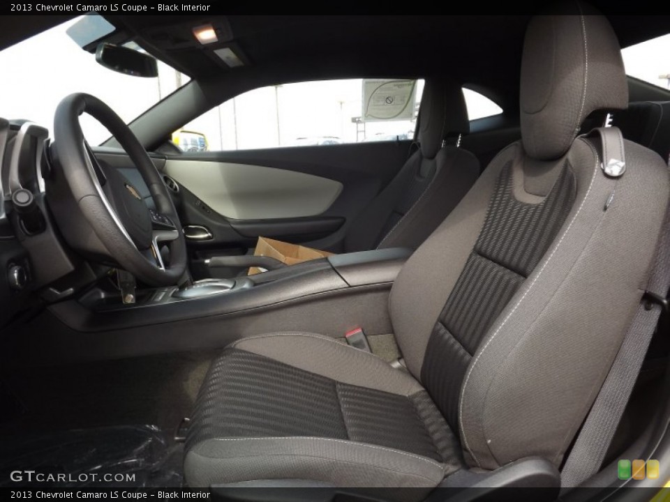 Black Interior Front Seat for the 2013 Chevrolet Camaro LS Coupe #77889059