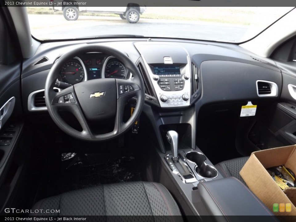Jet Black Interior Dashboard for the 2013 Chevrolet Equinox LS #77889486