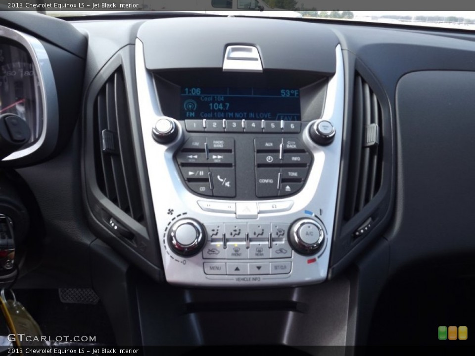 Jet Black Interior Controls for the 2013 Chevrolet Equinox LS #77889497