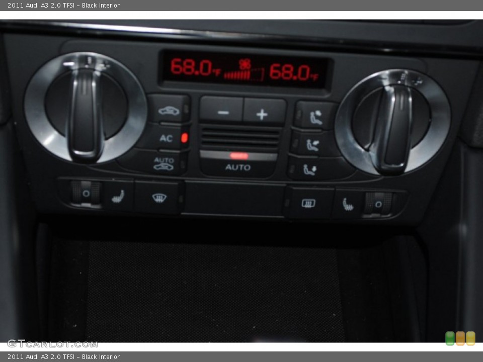 Black Interior Controls for the 2011 Audi A3 2.0 TFSI #77889574