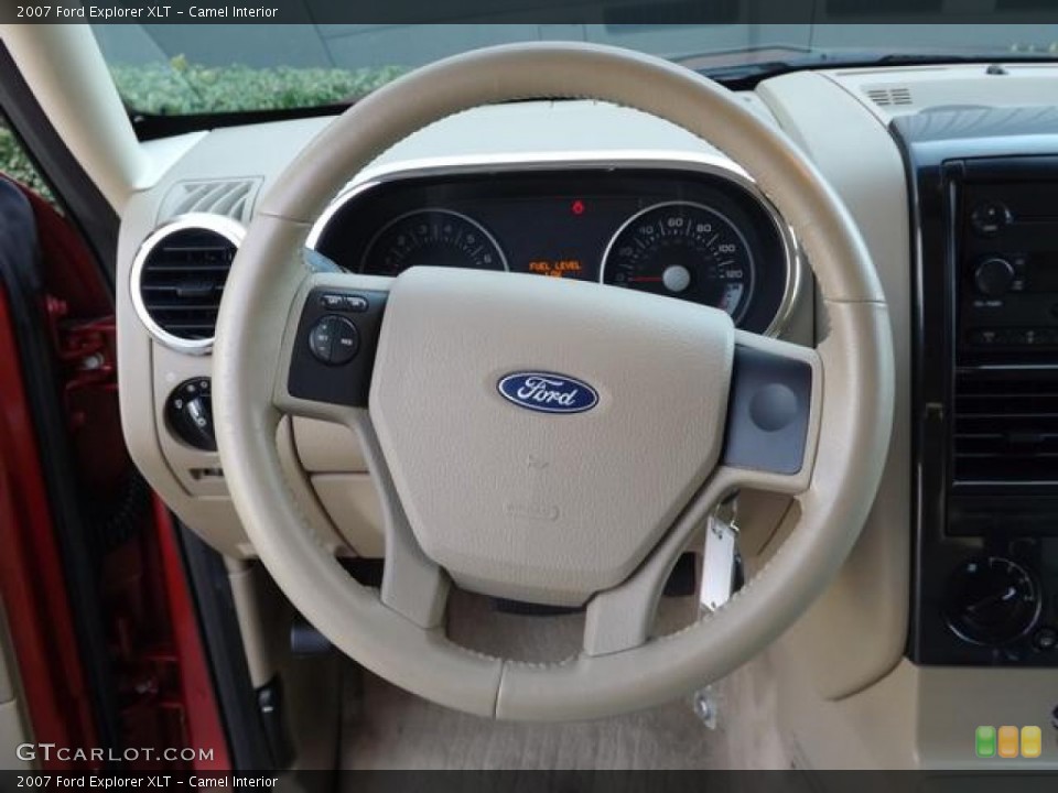 Camel Interior Steering Wheel for the 2007 Ford Explorer XLT #77890137