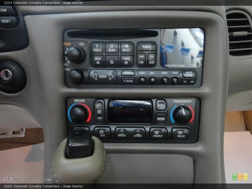 Shale Interior Controls for the 2003 Chevrolet Corvette Convertible #77890404