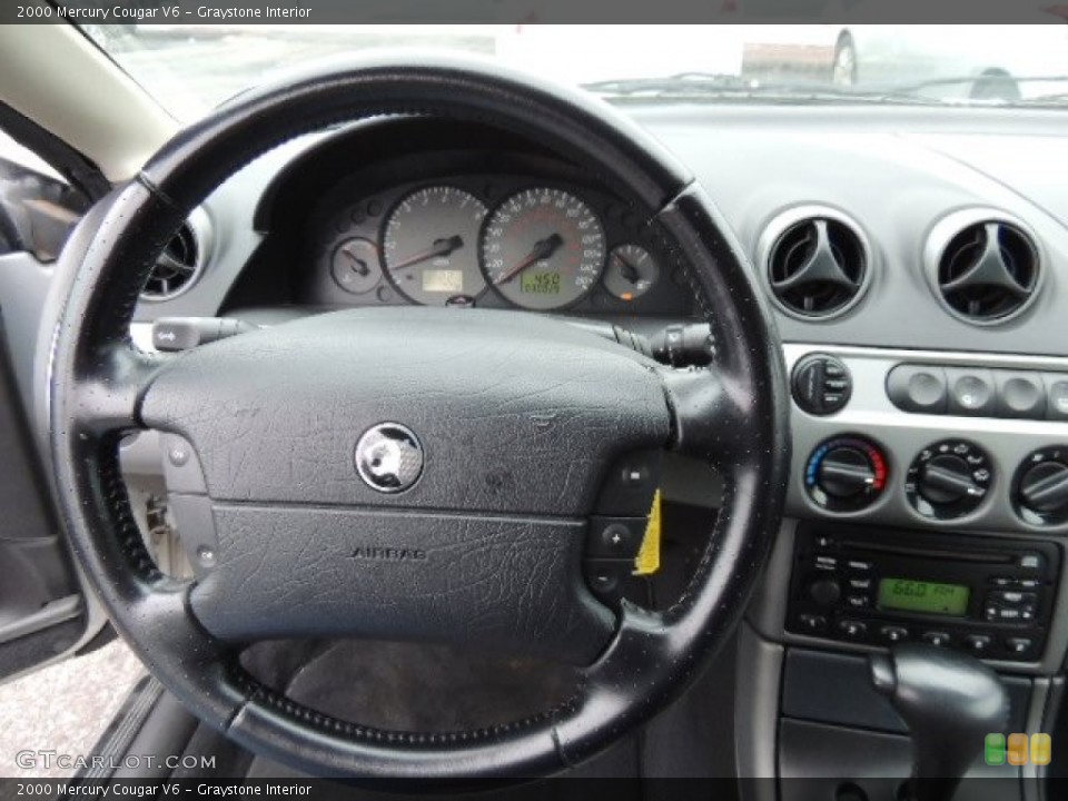 Graystone Interior Steering Wheel for the 2000 Mercury Cougar V6 #77892789