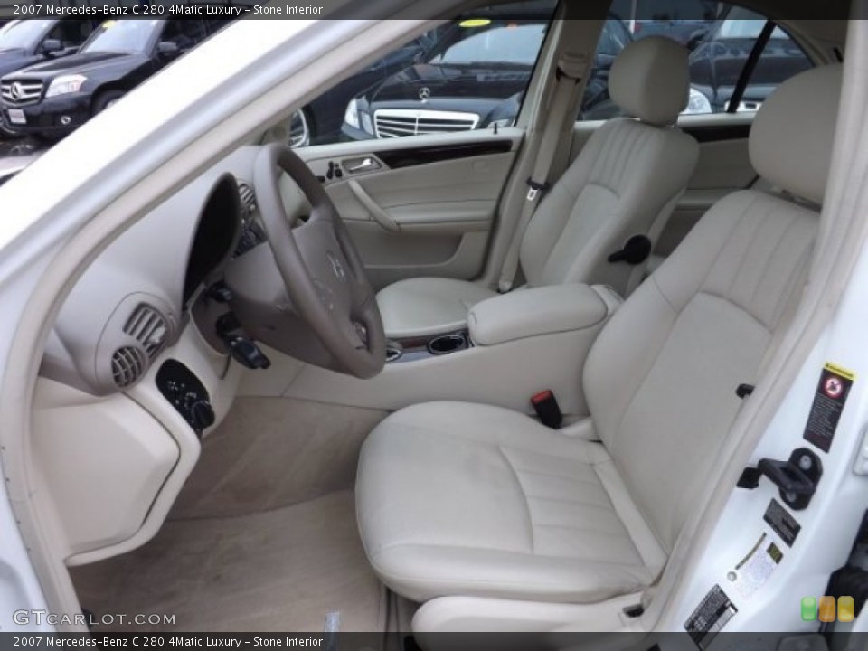 Stone Interior Front Seat for the 2007 Mercedes-Benz C 280 4Matic Luxury #77893493