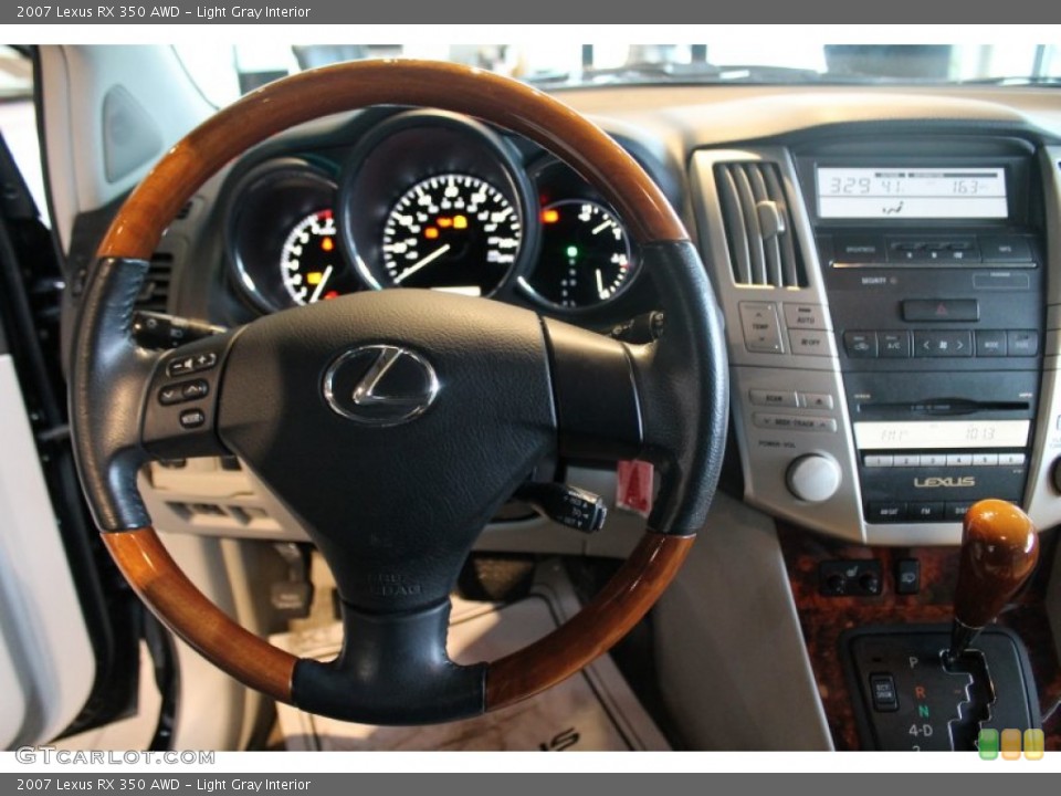 Light Gray Interior Steering Wheel for the 2007 Lexus RX 350 AWD #77895135