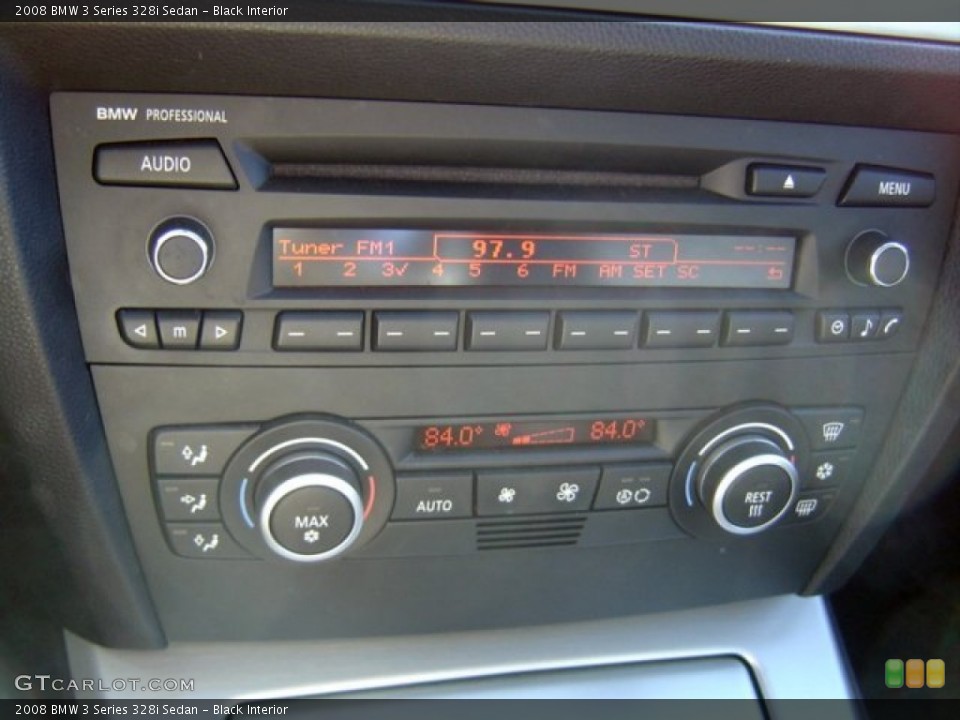 Black Interior Controls for the 2008 BMW 3 Series 328i Sedan #77895331